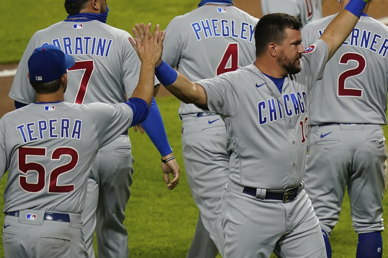 Rizzo homers again, Cubs beat virus-unsettled Reds 8-7