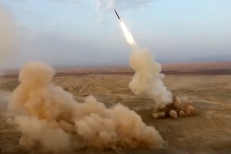 Iran launches underground ballistic missiles during exercise
